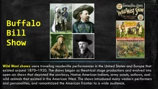 buffalo bill show