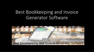 Best Bookkeeping and Invoice Generator Software