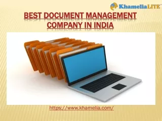 Looking Best document management company in India