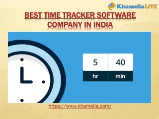 We are the Best time tracker software company in India