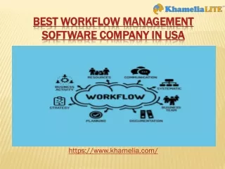 Get the Best workflow management software company in USA