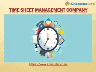 who is providing Time sheet management company