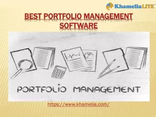 We are the Best portfolio management software