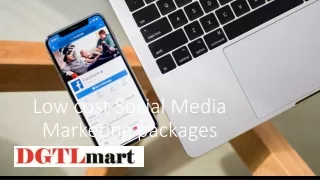 Low cost Social Media Marketing packages