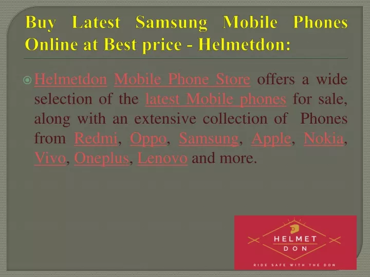 buy latest samsung mobile phones online at best price helmetdon