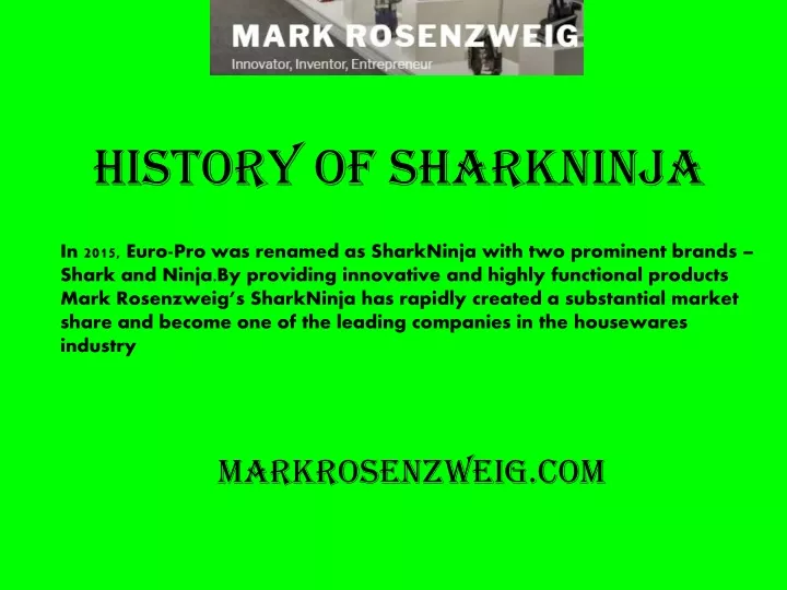 history of sharkninja