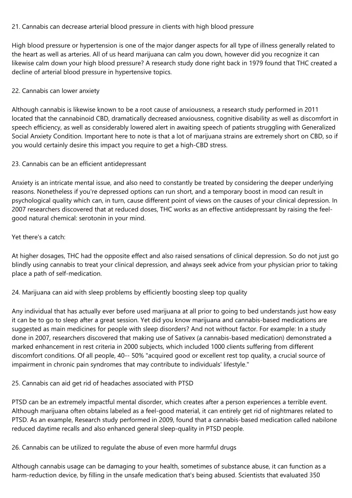 21 cannabis can decrease arterial blood pressure