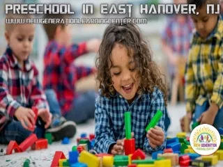 Preschool in East Hanover, NJ