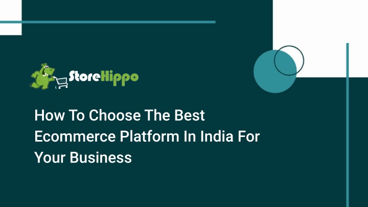 how to choose the best ecommerce platform