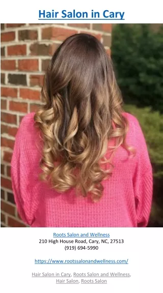 hair salon in cary