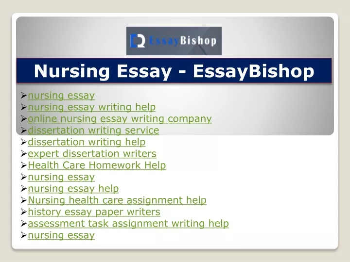 nursing essay essaybishop