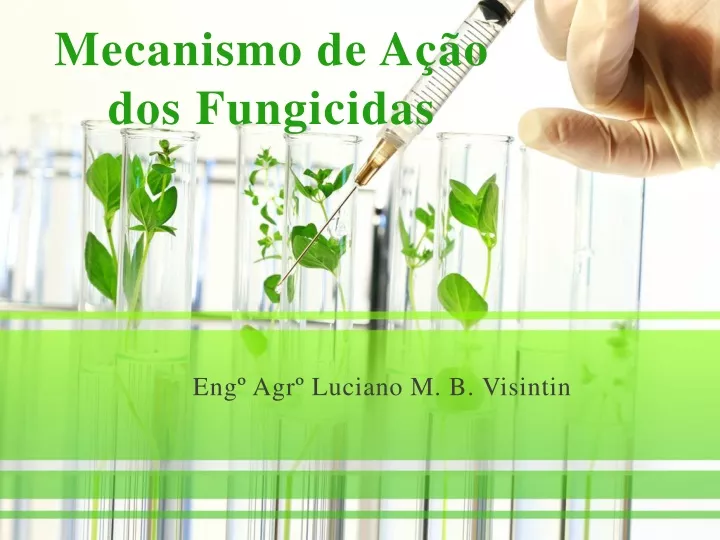 mecanismo de a o dos fungicidas