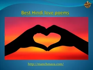 Are you looking for the Best Hindi love poems