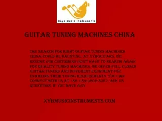 Xybmusicinstruments.com - Guitar Tuning Machines China