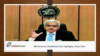 RBI Governor Shaktikanta Das Highlights | Repo Rate