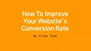 how to improve your website s conversion rate