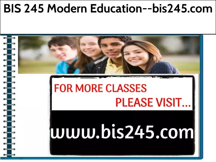 bis 245 modern education bis245 com