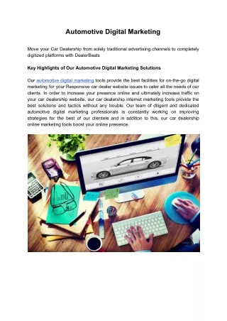 Automotive Digital Marketing