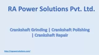 Crankshaft Repair | Repair of Crankshaft | Crankshaft Polishing