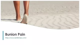 bunion pain