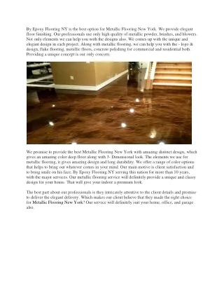 Metallic Flooring New York