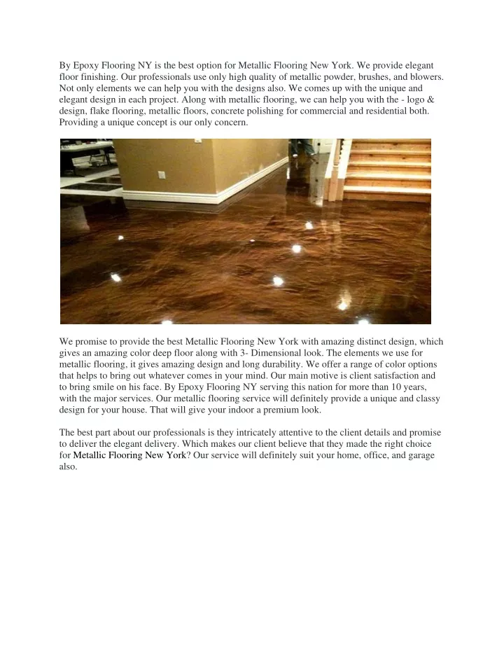 by epoxy flooring ny is the best option
