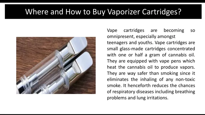 where and how to buy vaporizer cartridges