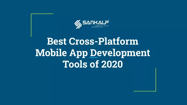 best cross platform mobile app development tools