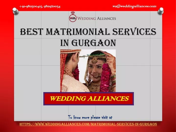 best matrimonial services in gurgaon