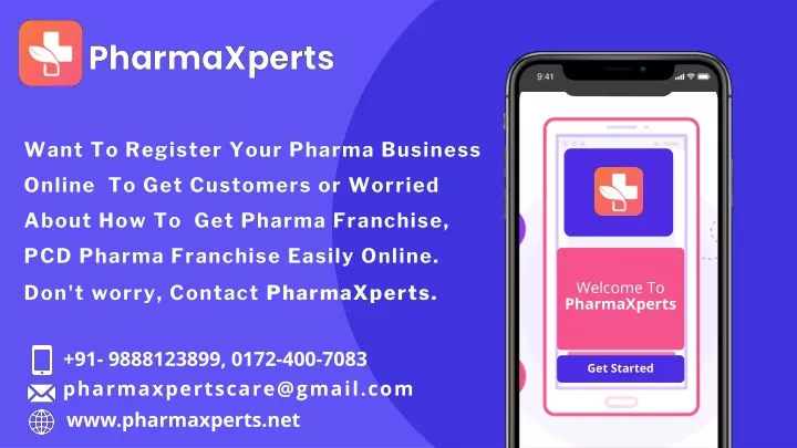 want to register your pharma business online