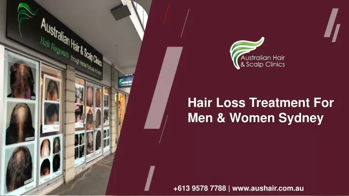 hair loss treatment for men women sydney