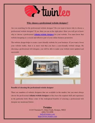 why choose a professional website designer
