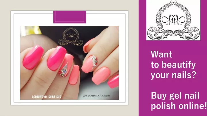 want to beautify your nails buy gel nail polish