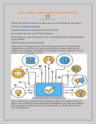 seo for tradies complete step by step guide