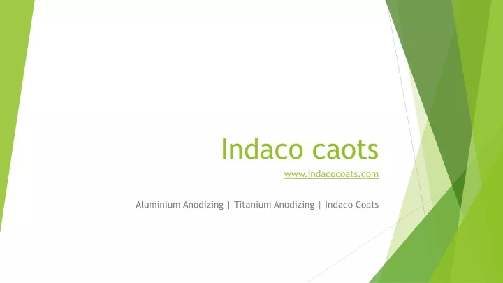 indaco caots