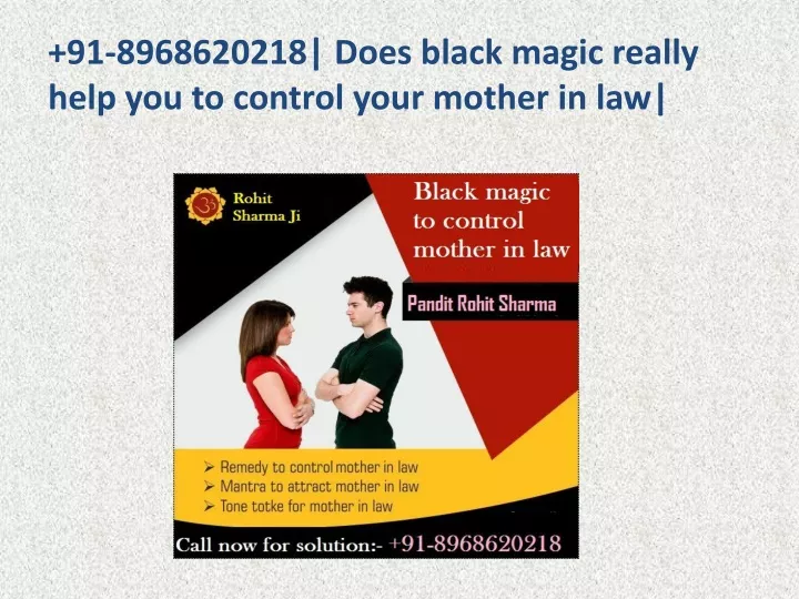 91 8968620218 does black magic really help you to control your mother in law