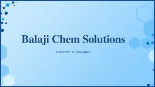 balaji chem solutions