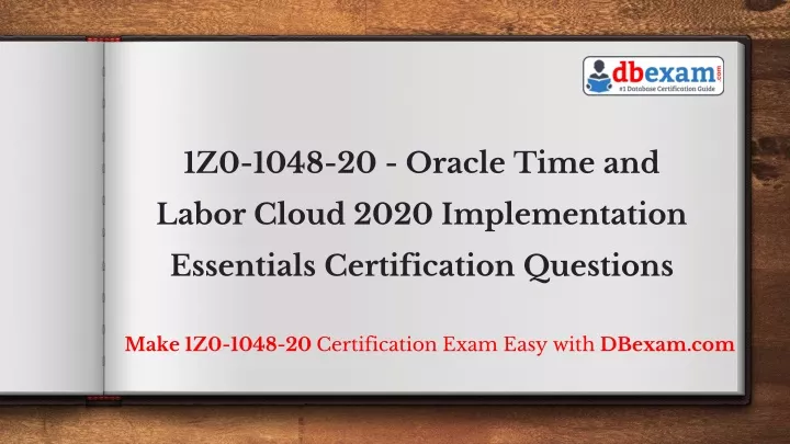 1z0 1048 20 oracle time and