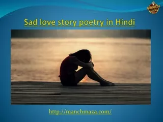 Get the Top 10 Sad love story poetry in Hindi