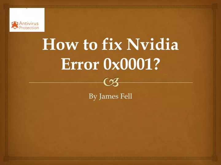 how to fix nvidia error 0x0001