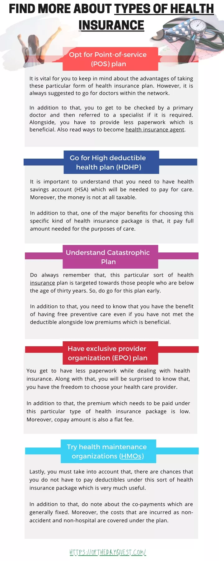 find more about types of health