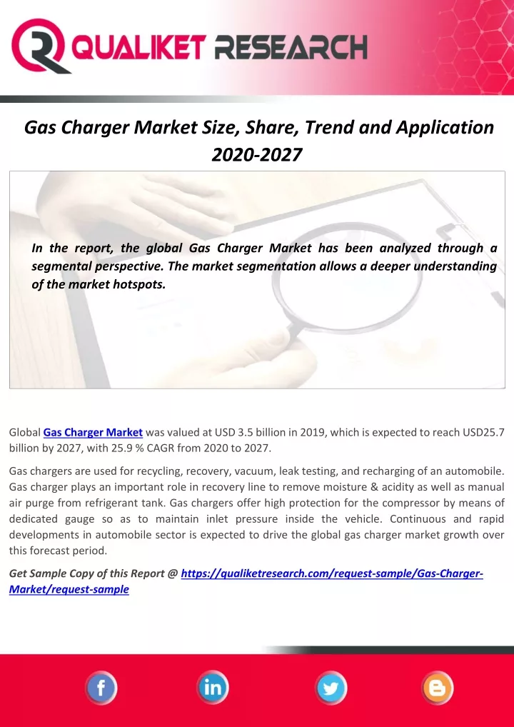 gas charger market size share trend
