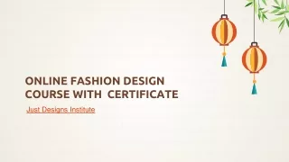 How to Learn Fashion Designing at Home