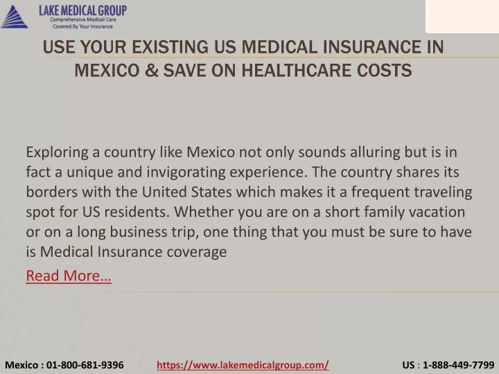 use your existing us medical insurance in mexico save on healthcare costs