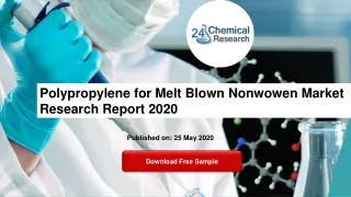 polypropylene for melt blown nonwowen market
