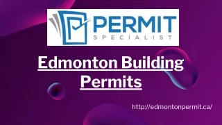 Best Building Permit in Edmonton- Edmonton Permit