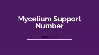 Mycelium Support〖1(810) 355-4365〗Number