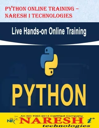 python online training naresh i technologies