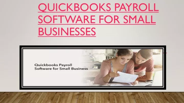 quickbooks payroll software for small businesses