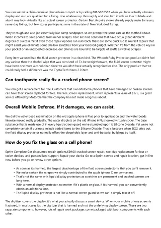 Cell Phone Repair Service: What to Know Before You Go